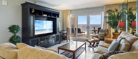 Smart TV, DVD player, stereo