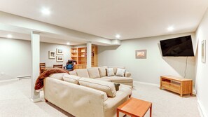 House (2 Bedrooms) | Interior - Forest Views, Deck & Fireplace: Fort Valley Escape (Fort Valley)