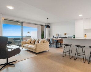 Living area - Revive | Vistas al mar - piscina - jardín -terraza (Mijas Costa)