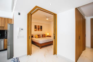 1 chambre, fer et planche à repasser, Wi-Fi, draps fournis