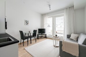 Basic Apartment, Courtyard View | View from room - Modern 1BR Apartment in Kaleva (Tampere)
