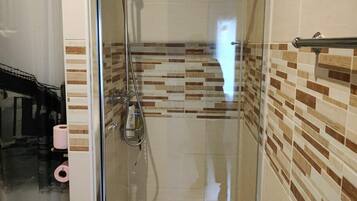 Shower, hair dryer
