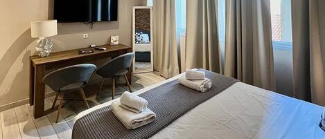 1 soveværelse, strygejern/strygebræt, gratis Wi-Fi, sengetøj