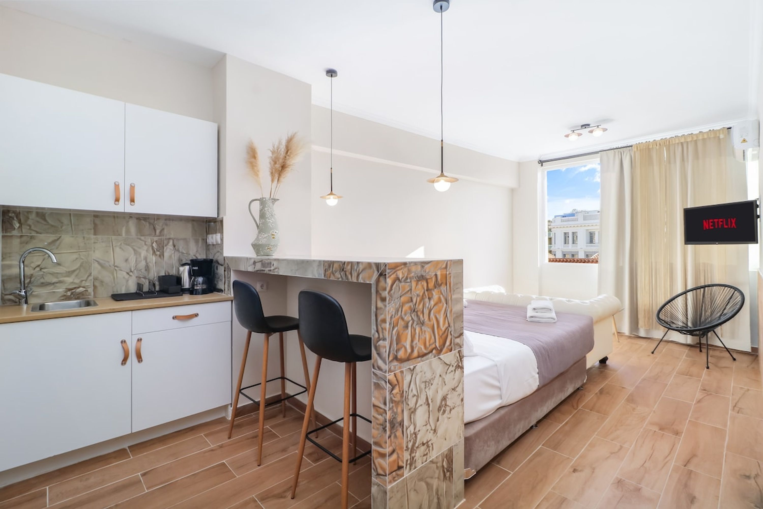 1 bedroom, iron/ironing board, free WiFi, bed sheets