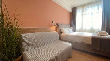 1 Schlafzimmer, Schreibtisch, Bügeleisen/Bügelbrett, kostenloses WLAN