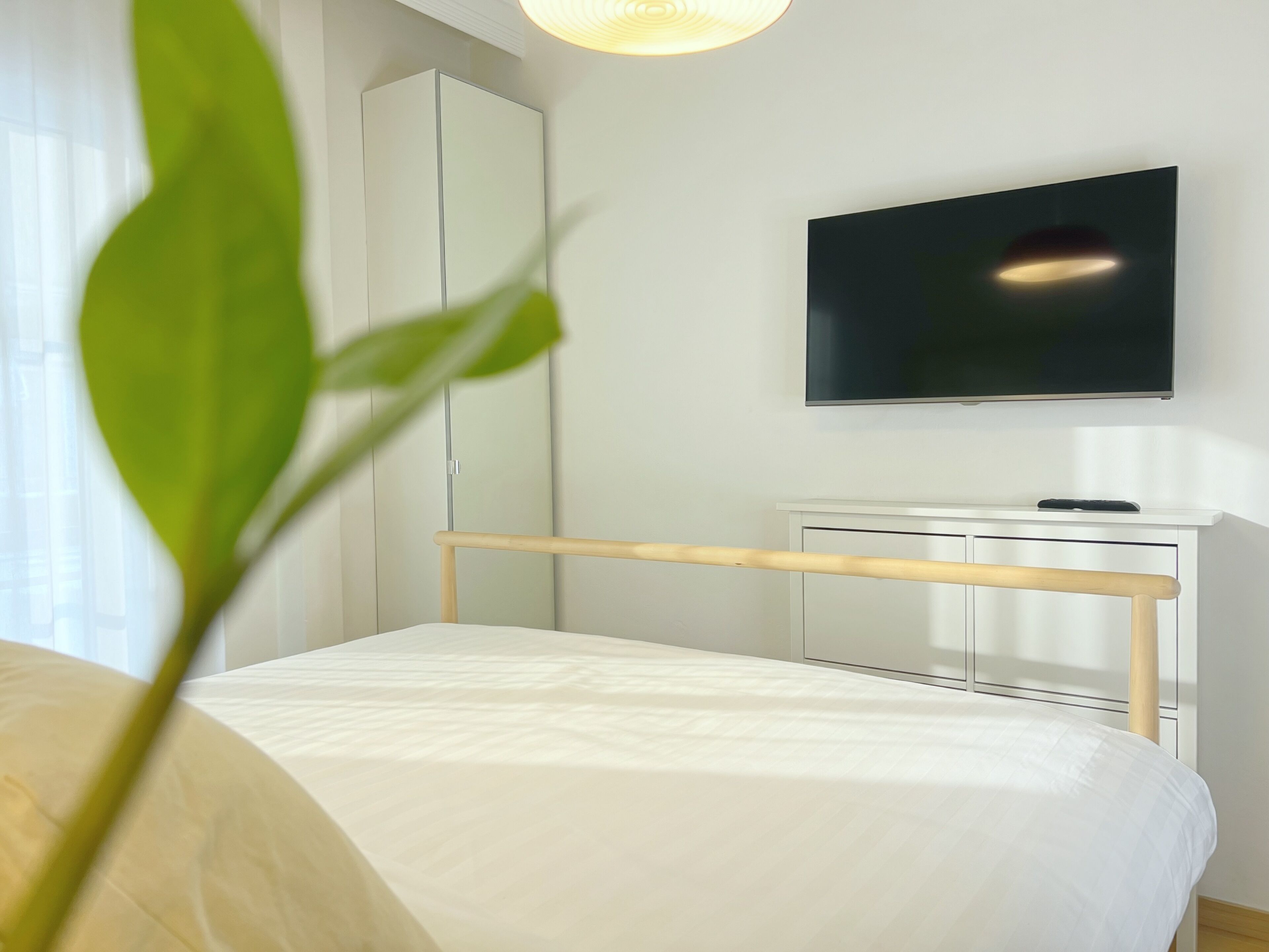 2 slaapkamers, een strijkplank/strijkijzer, wifi, beddengoed