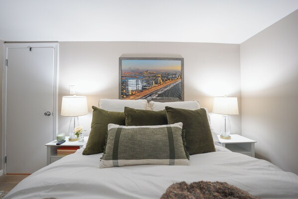 2 chambres, fer et planche à repasser, Wi-Fi, literie fournie