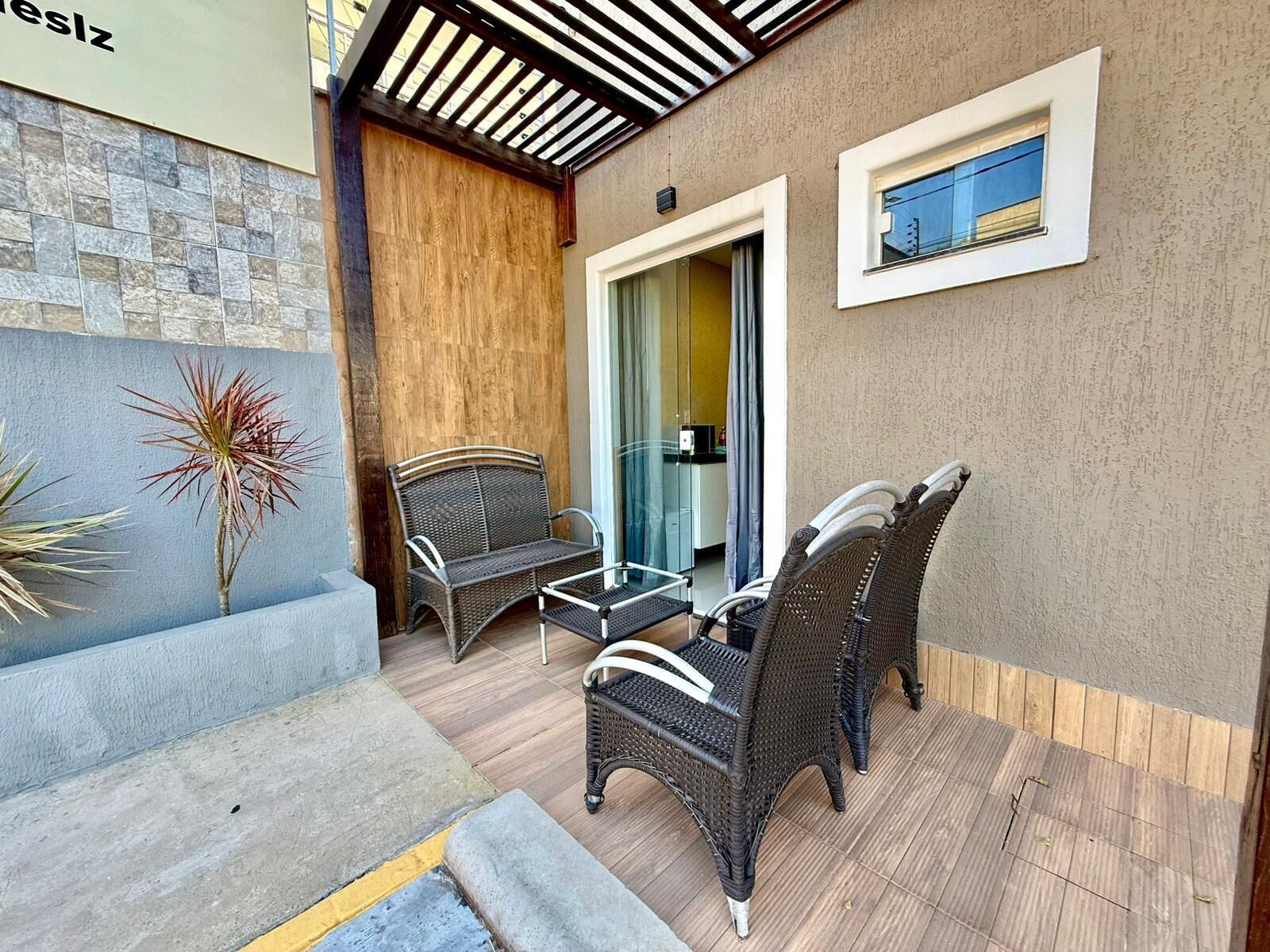 Deluxe Room, 3 Twin Beds, Ground Floor | Terrace/patio