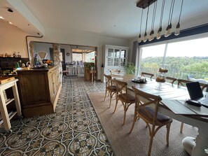 Dining - Quiet villa with breathtaking views of the Baous. Ideal for families (Vence)