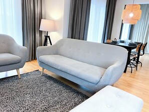 Living area - Downtown Apartment (Kavala)