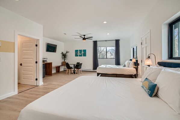 Gratis wifi, beddengoed