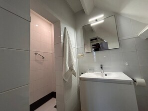Shower, hair dryer