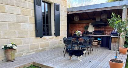 Maison Pierre 3 chambres avec piscine Bordeaux Proche Stade Chaban Delmas