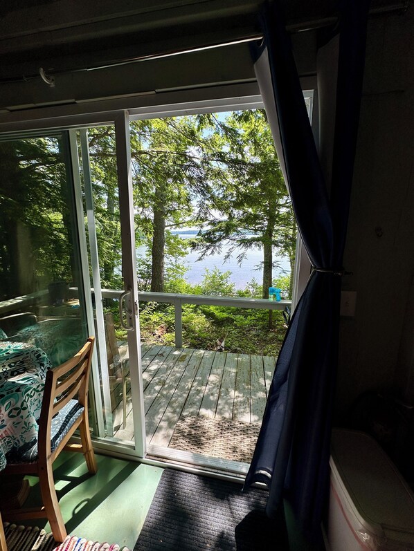 Interior - Toddy Pond Pinetree Cabin-Stunning views,water fun,close to coastal towns, parks (Orland)