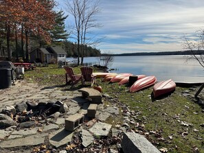 Property grounds - Toddy Pond Pinetree Cabin-Stunning views,water fun,close to coastal towns, parks (Orland)
