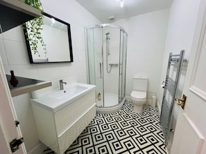 Hair dryer, towels