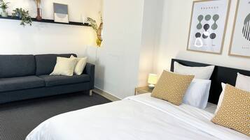 1 Schlafzimmer, Bügeleisen/Bügelbrett, Reisekinderbett, kostenloses WLAN