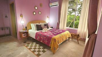 Deluxe Double Room, Balcony, Mountain View | Egyptian cotton sheets, premium bedding, individually decorated