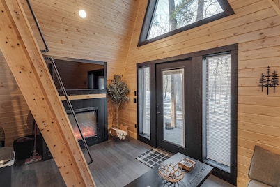 Tiny Home-A Frame-Sauna-Cold Plunge-Fire Pit-Seclusion