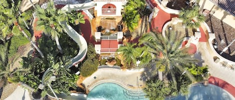 Una piscina riscaldata