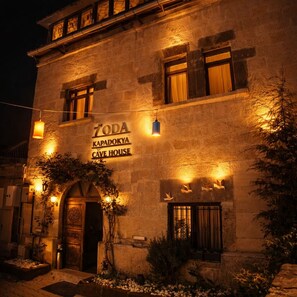 Overnatningsstedets facade