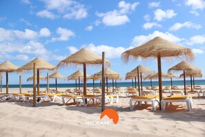 Vlak bij het strand
