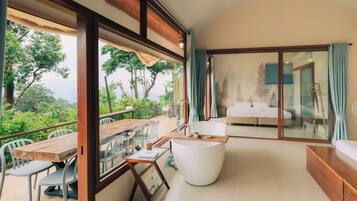 Superior Quadruple Room, Balcony, Mountain View