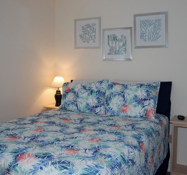 1 bedroom, iron/ironing board, travel crib, free WiFi