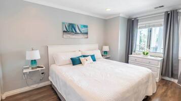 1 bedroom, iron/ironing board, travel crib, free WiFi