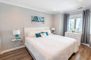 1 bedroom, iron/ironing board, travel crib, free WiFi
