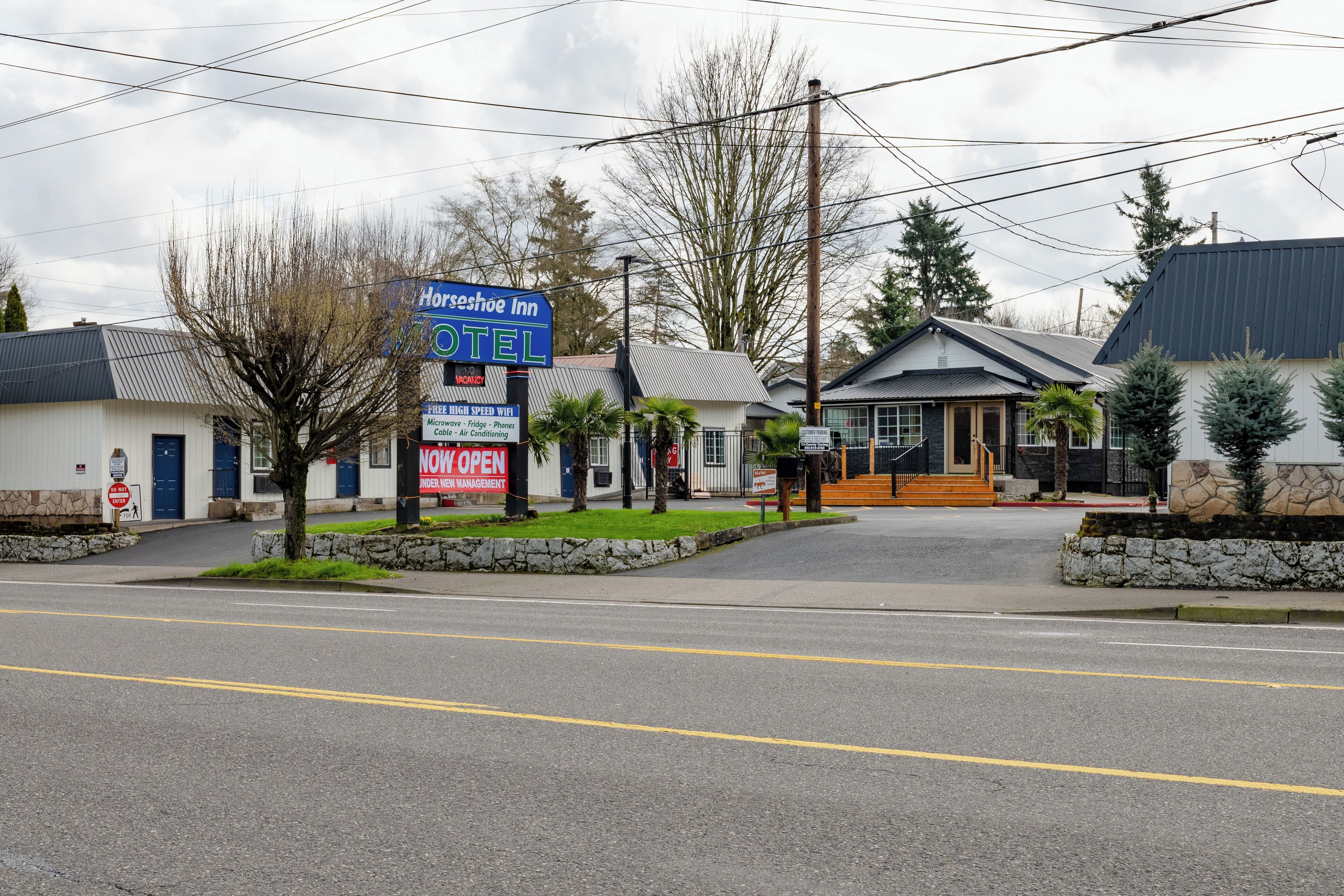 Voorkant van accommodatie