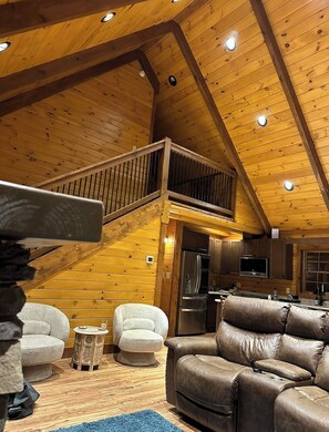 Smart TV, chimenea