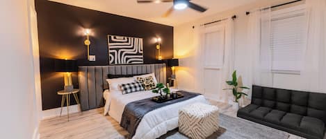 3 chambres, fer et planche Ă repasser, Wi-Fi, draps fournis