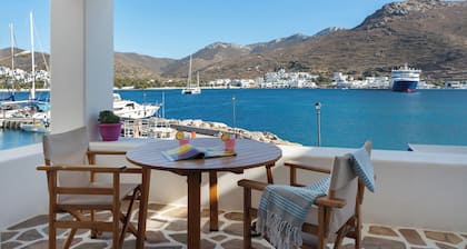 Ferienwohnung 'Nicolas House 2' mit Meerblick, privater Terrasse und Klimaanlage