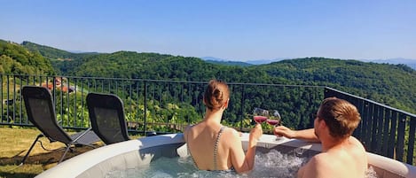 Idromassaggio all'aperto