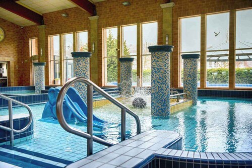Holiday apartment right on the beach with air conditioning, right next to the spa and thermal baths