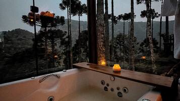 Cabana romântica, vista para a montanha | 1 quarto, Wi-Fi de cortesia