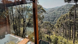 Cabaña romántica, vistas a la montaña | 1 dormitorio y wifi gratis