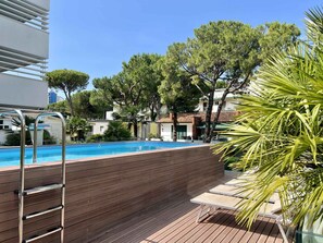 Pool - Holiday apartment with air conditioning and parking (Lignano)