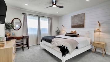 2 habitaciones, escritorio, tabla de planchar con plancha y wifi