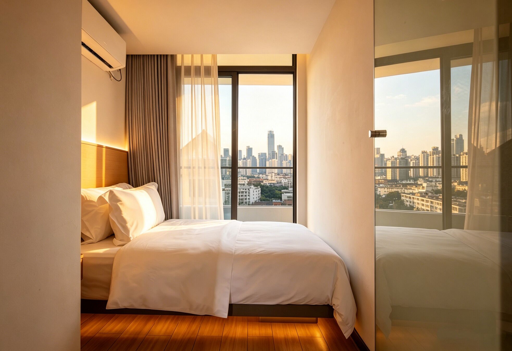 Memory-foam beds, minibar, individually furnished, desk