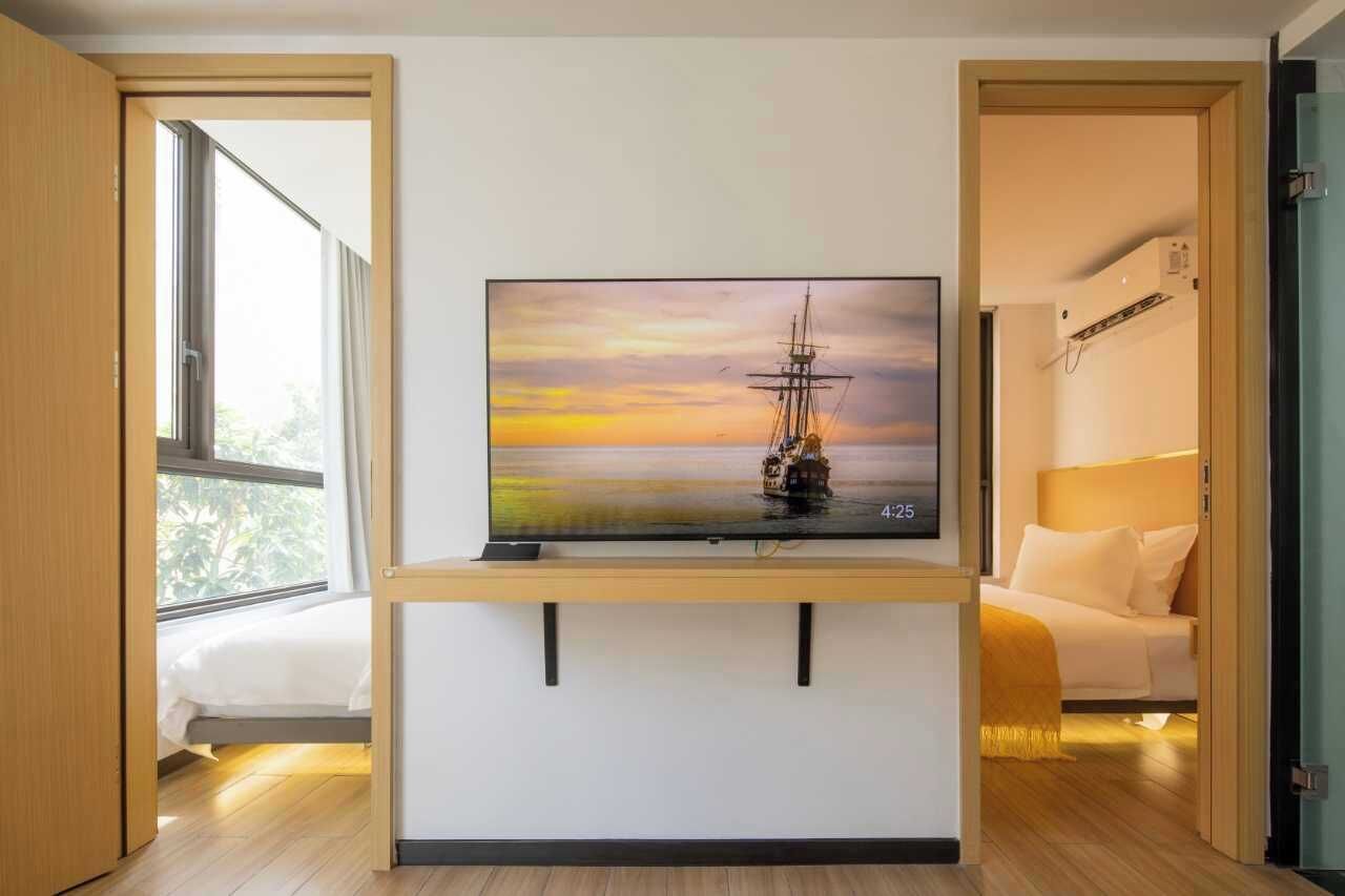 Standard-stúdíósvíta | Rúm með memory foam dýnum, míníbar, sérvalin húsgögn, skrifborð