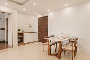 Dining - Charming 2-bedroom apartment with a bathtub in D’Capitale, Trung Hoa, Ha Noi (Hà Nội)