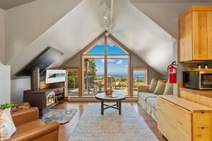 TV connectée, cheminée