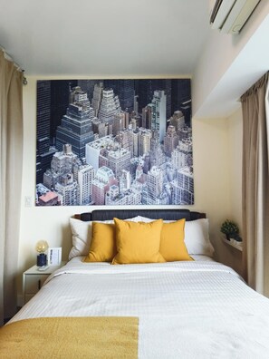 1 bedroom, in-room safe, WiFi, bed sheets