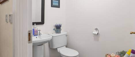 Douche, serviettes fournies