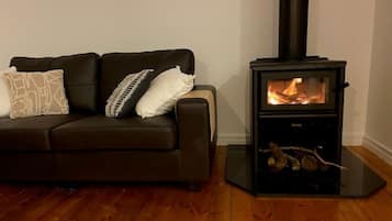 TV, fireplace, DVD player