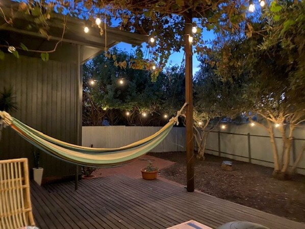 Terrace/patio - Sellicks Beach Getaway - Cosy 3 bedroom home, 1 street back from beach. Sleeps 8 (Sellicks Beach)