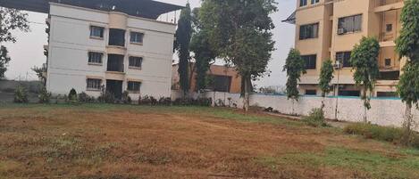 Uitzicht vanaf balkon