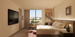 Premium-Zimmer, 1 King-Bett, Stadtblick